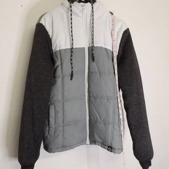 EUC Airwalk Jacket Unisex puffer with hood. Size M - Picture 3 of 16